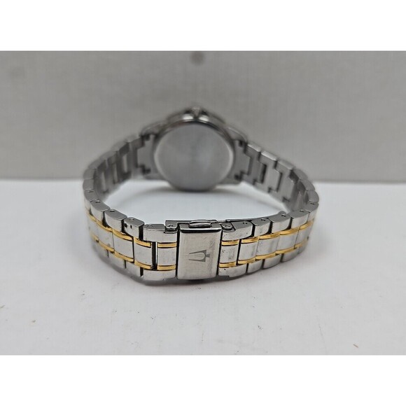 Bulova 98L166 Womens Two Tone Stainless Steel Quartz Dress Watch New Battery main image 11